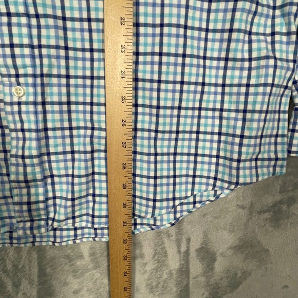 Polo Ralph Lauren Mens XL Classic Fit Plaid Button Down Shirt Oxford Blue NEW - Picture 7 of 10